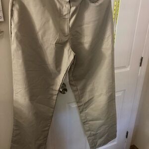 Classic Tan Straight Leg Women's Pants